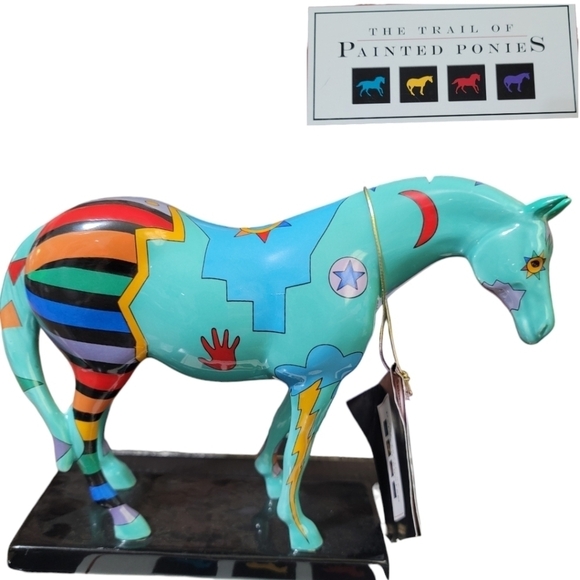 Trail of Painted Ponies Other - TRAIL of PAINTED PONIES Spirit War Pony # 1462 Ceramic 1st Edition Excellent